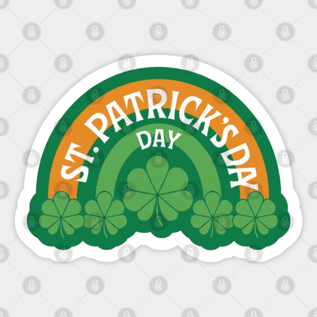 St. Patrick's Day Sticker by Creatifly Graphic Tees